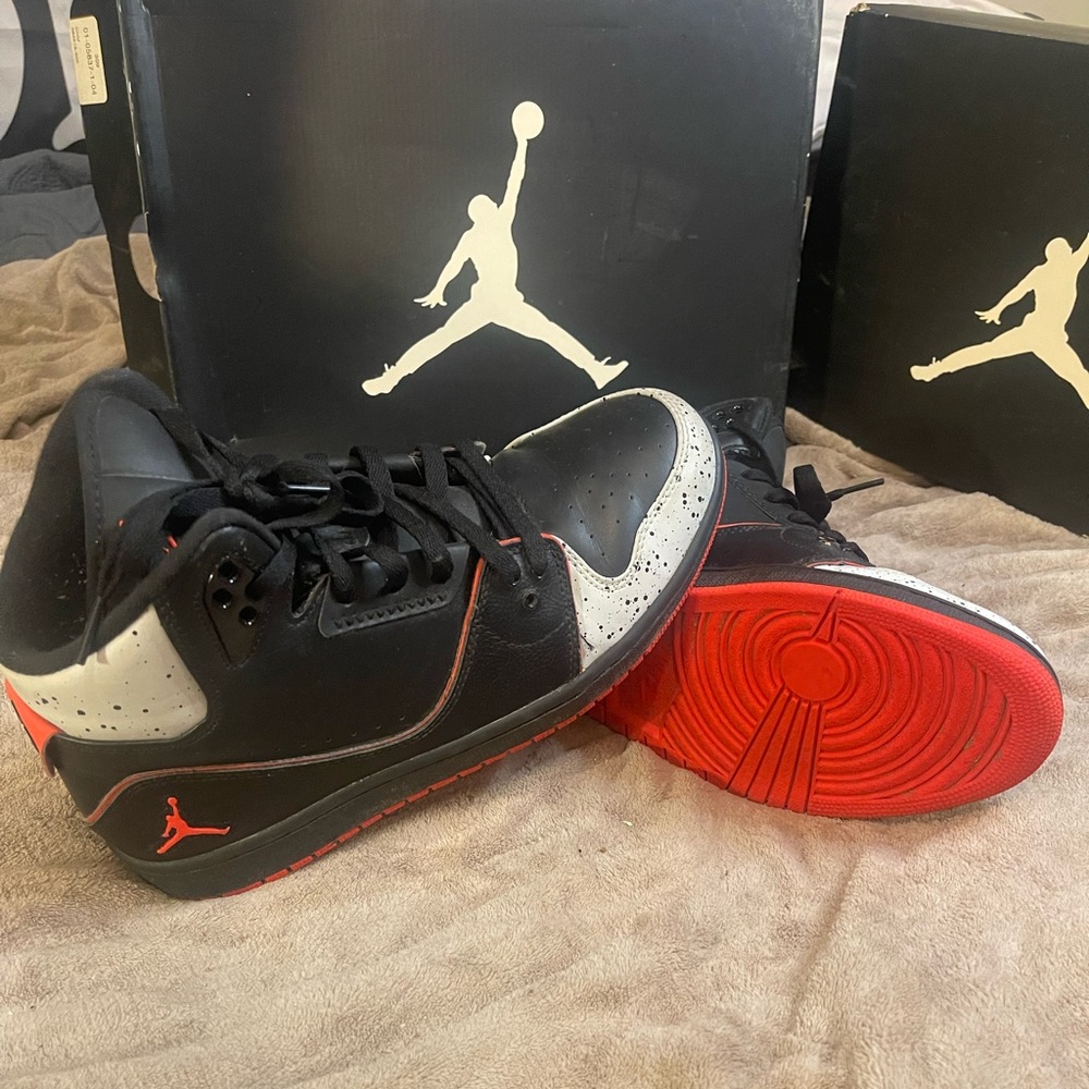 NIKE AIR JORDAN FLIGHT 2 BLACK INFRARED BOTTOMS